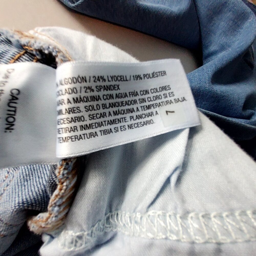 Universal Thread Everyday Wide Leg High Rise Slim Hip & Thigh Denim Jeans Siz 8R - Picture 12 of 14